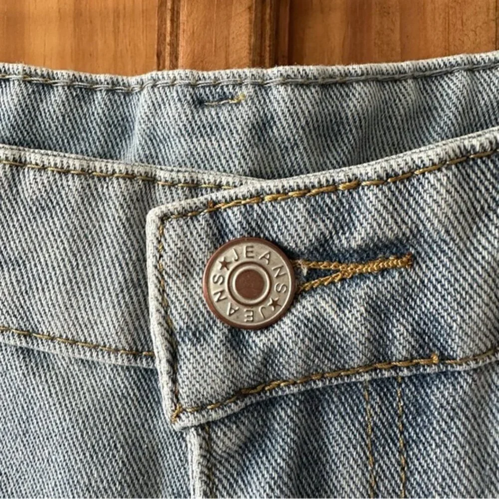 NWT NXH Distressed Denim Bermuda Shorts - Size XL